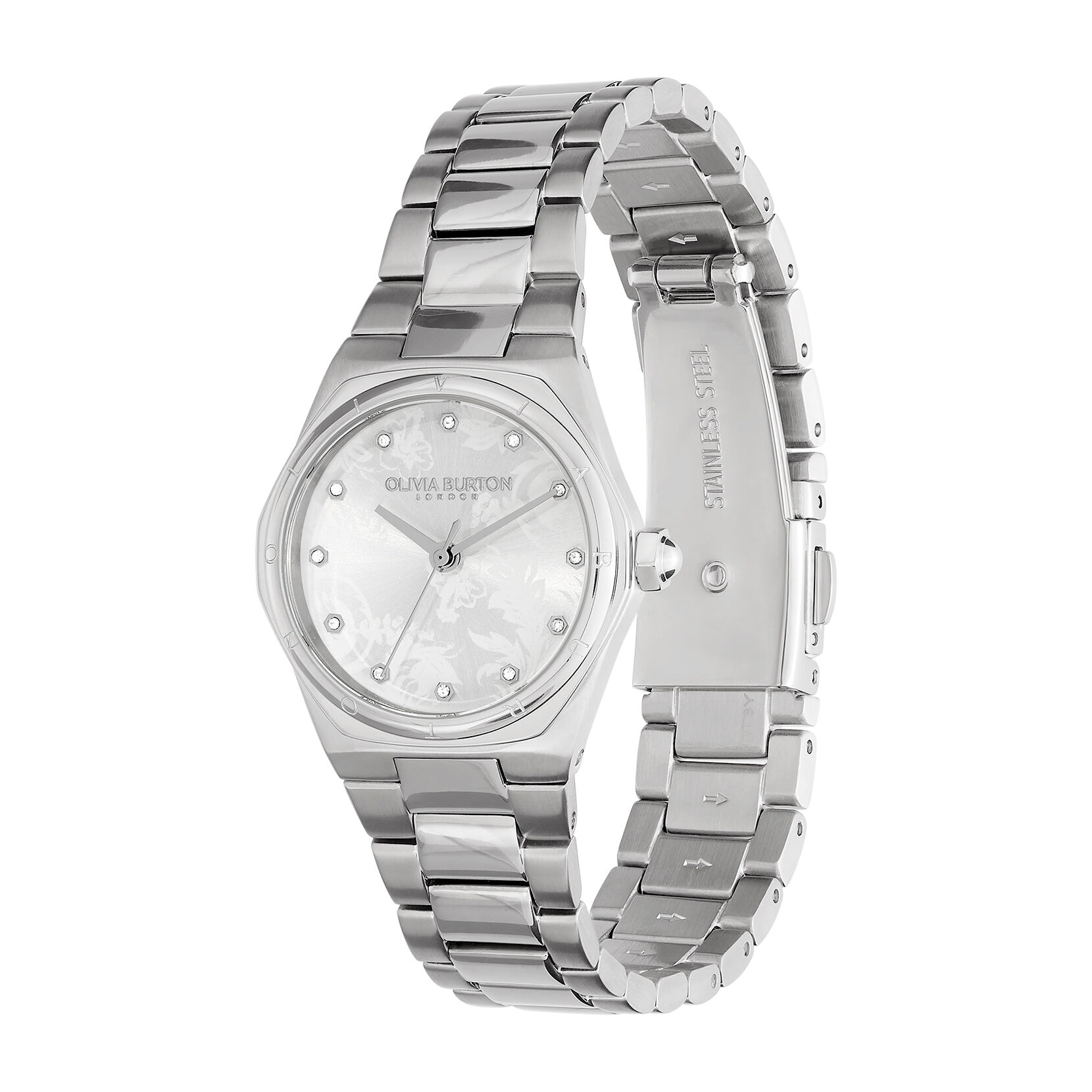 Chunky clearance silver watch