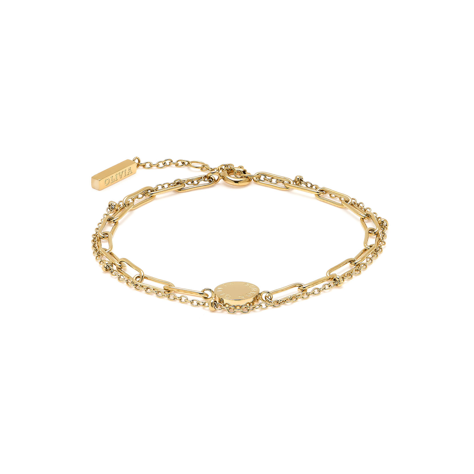 Illusion Gold Stacking Bracelet