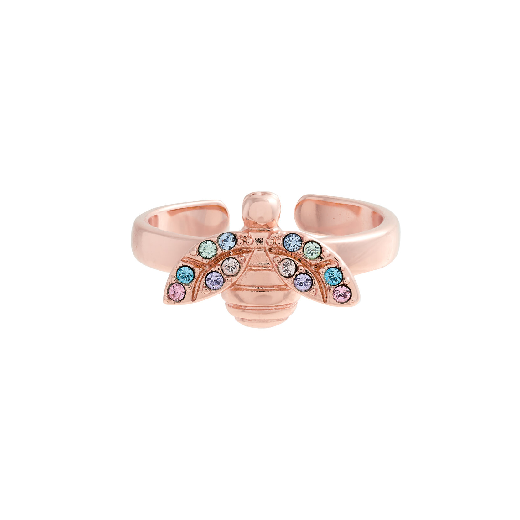 Bague Rainbow Bee or rose