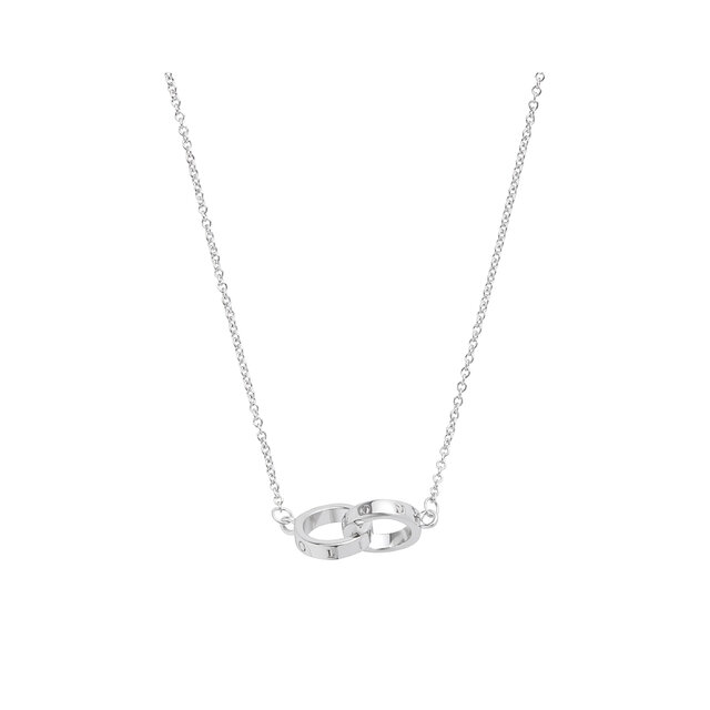 Silver Interlink Necklace