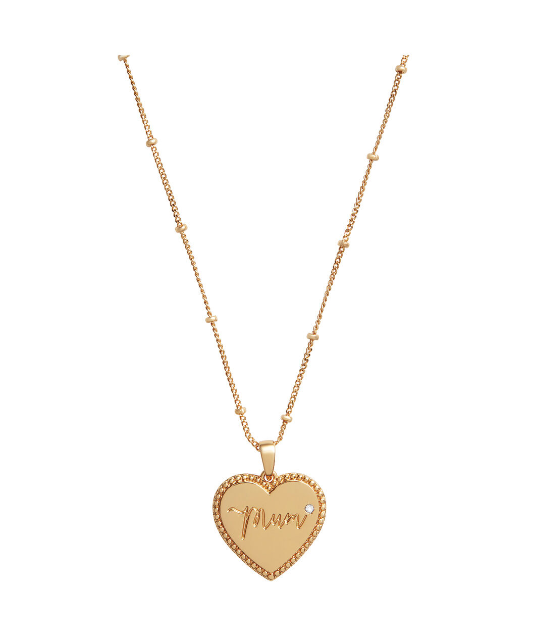 mum necklace gold