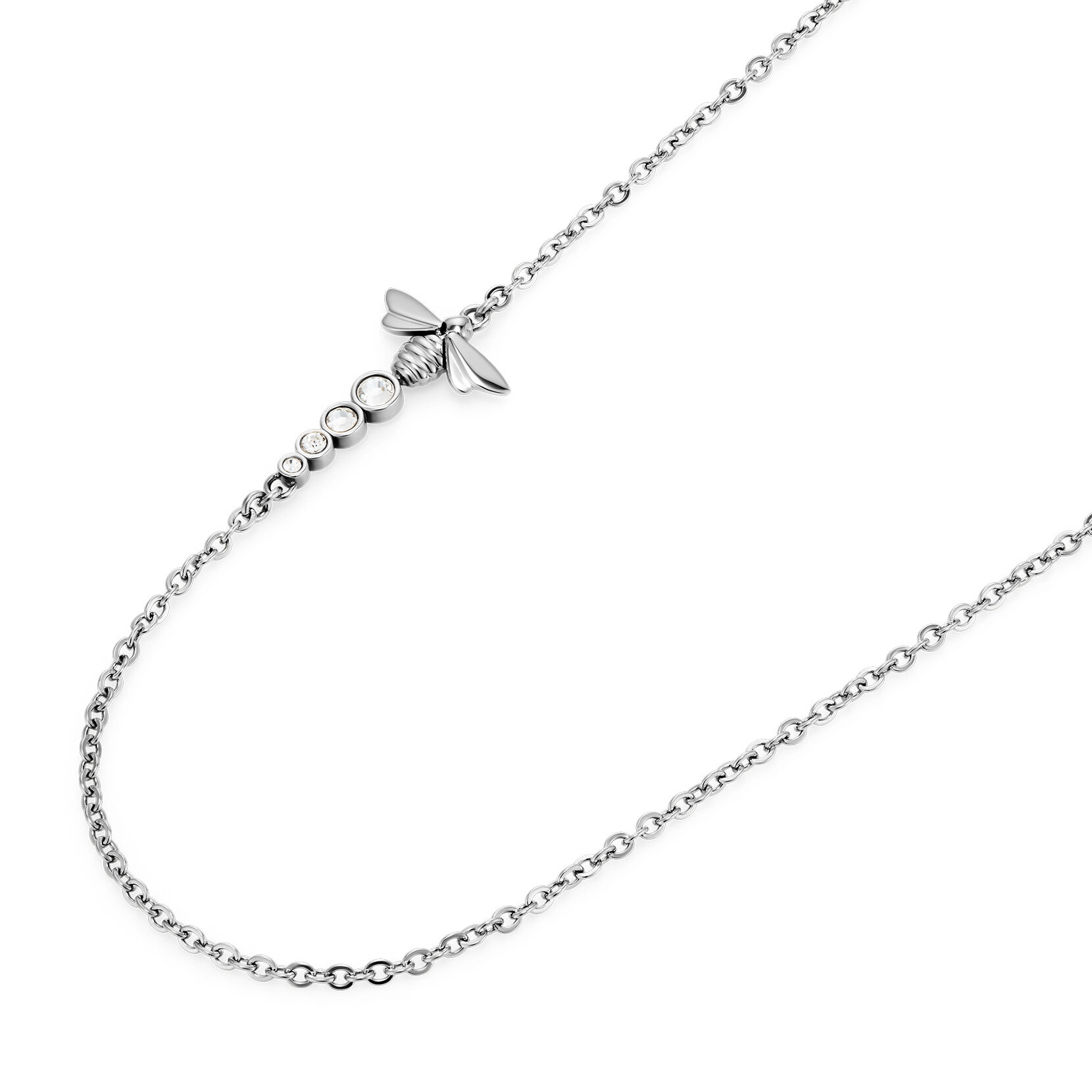 Collier Superposition Ever Stacked Abeille Argent