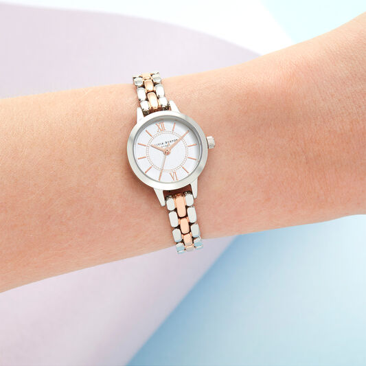 Wonderland Silver & Rose Gold | Olivia Burton London