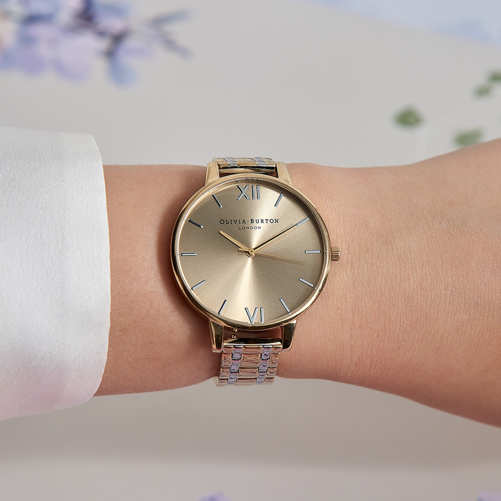 38mm Champagne & Gold Bracelet Watch