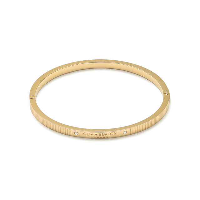 Linear Gold Bangle