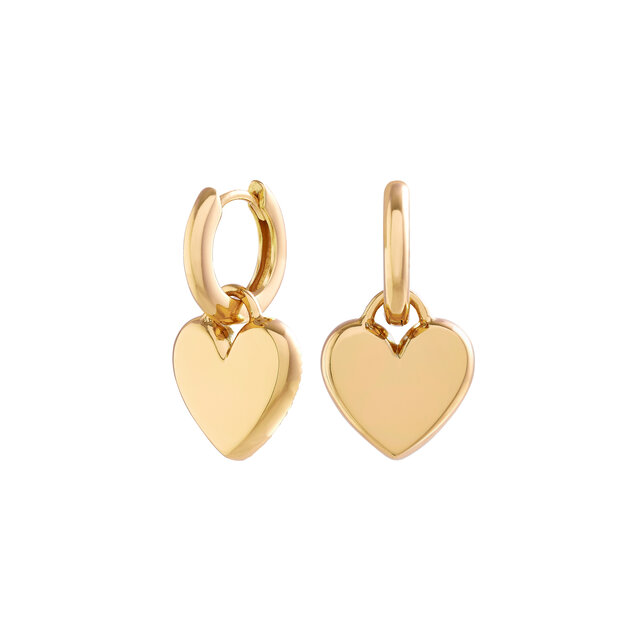 Huggie Hoops Classic Heart or
