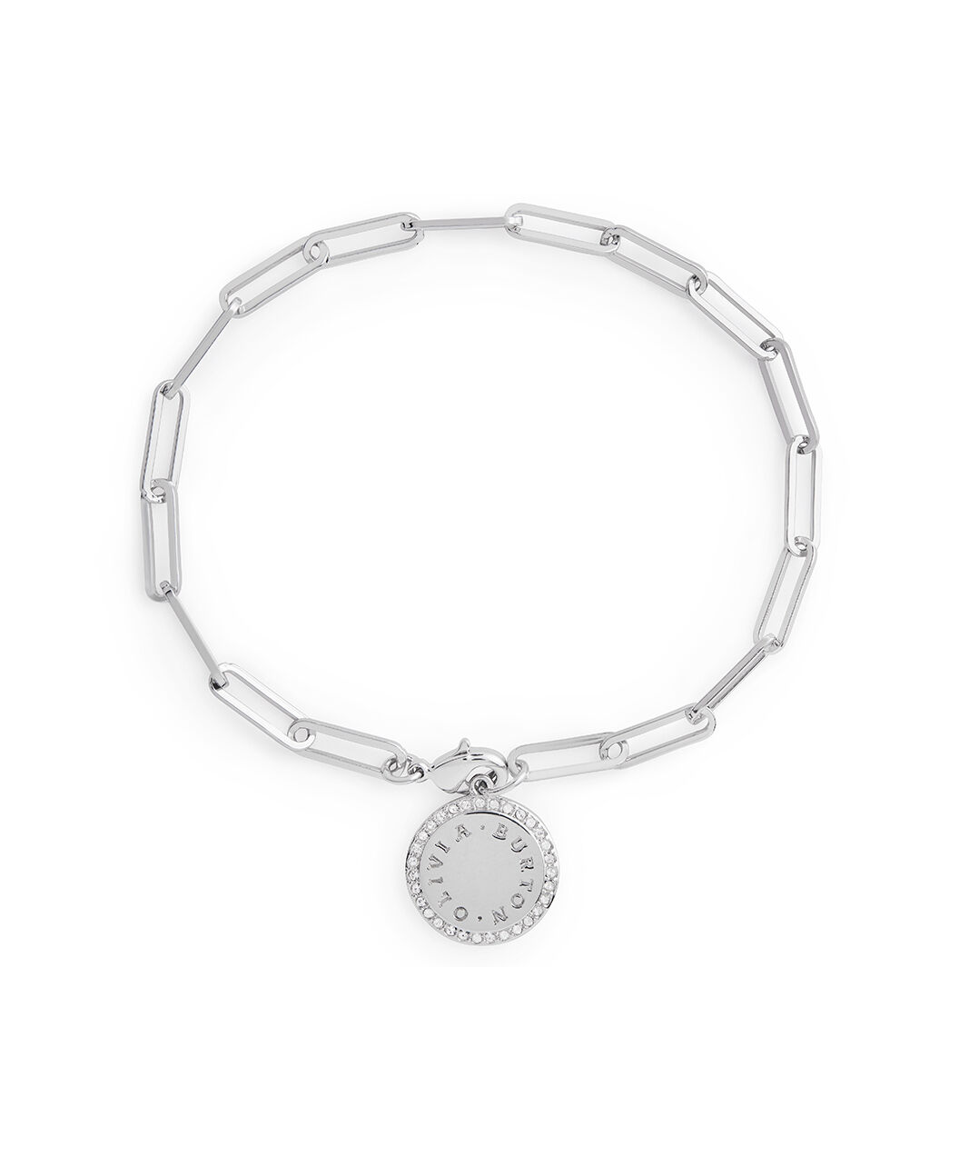 Silver hotsell disc bracelet