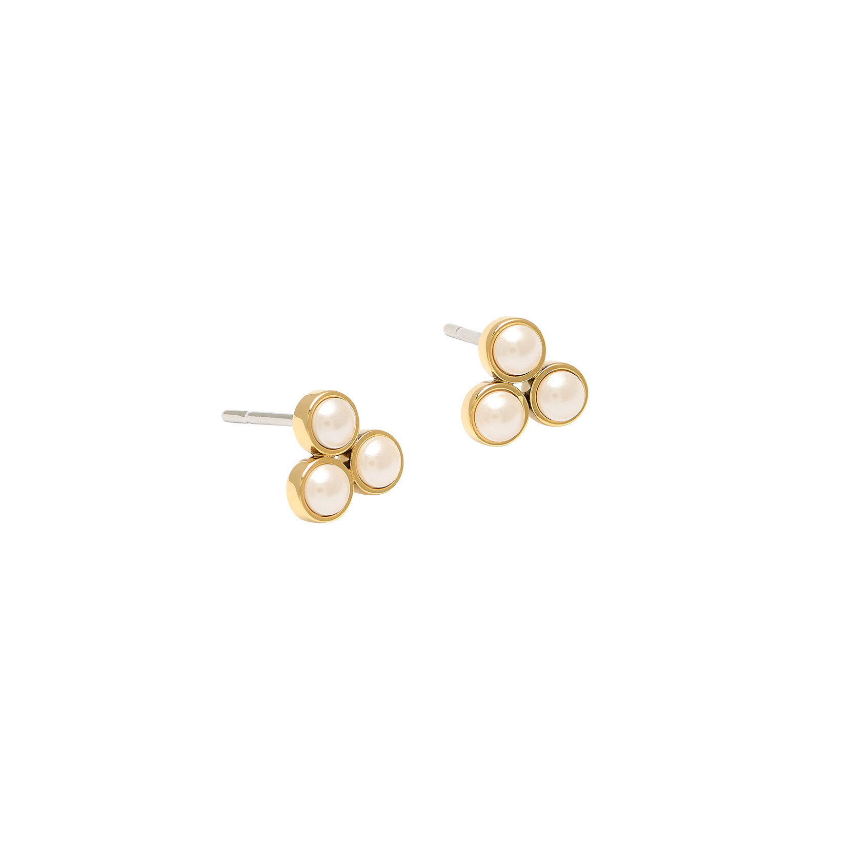 Clous d’oreilles à perles Or