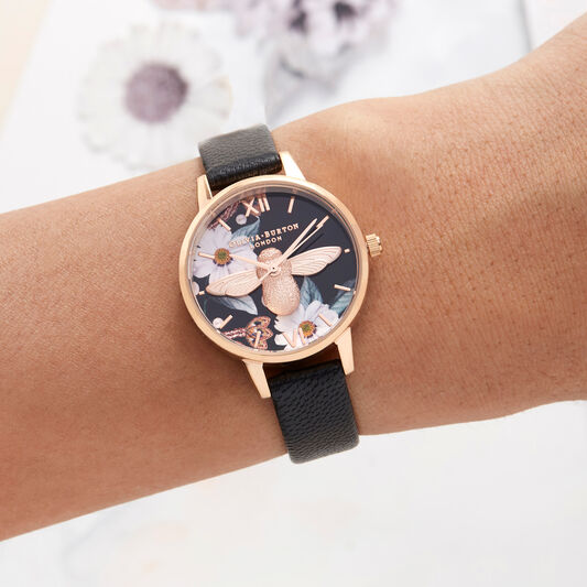 Bejewelled Rose Gold Watch