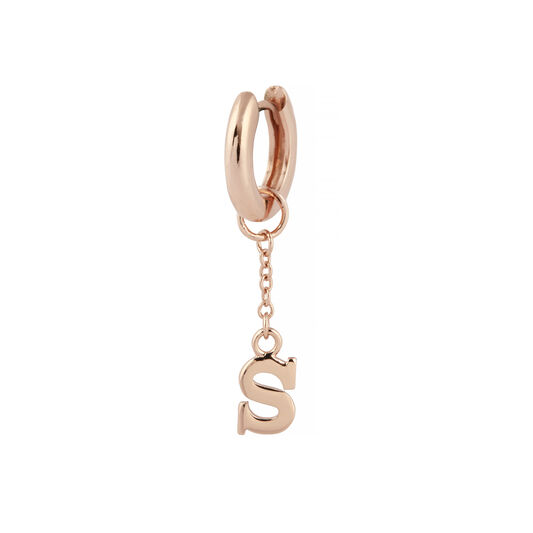 S Huggie Charm Rose Gold