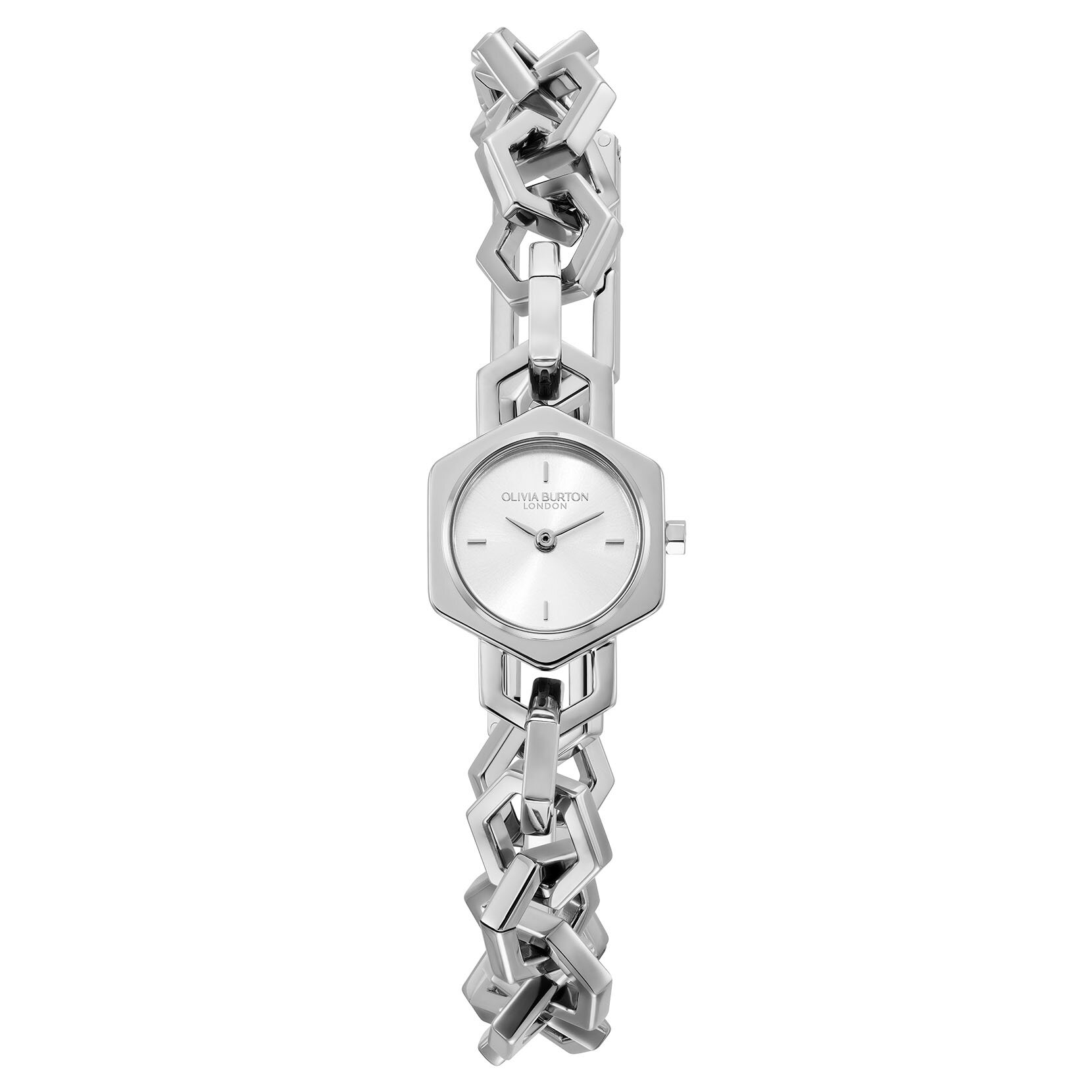 Montre Hex Link Mini & Bracelet Argent 20mm