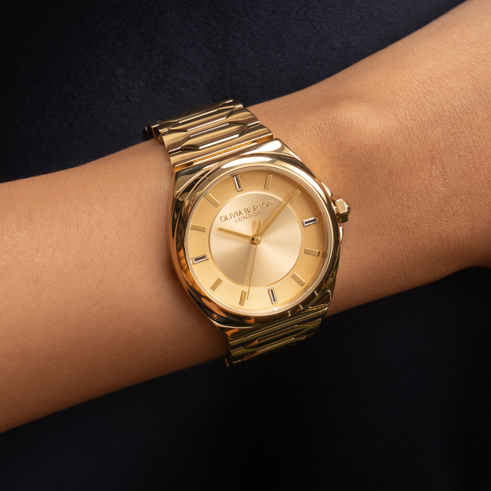 Bracelet de Montre Lustre 34mm Champagne & Or