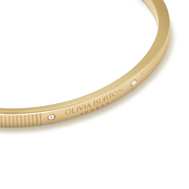 Linear Gold Bangle