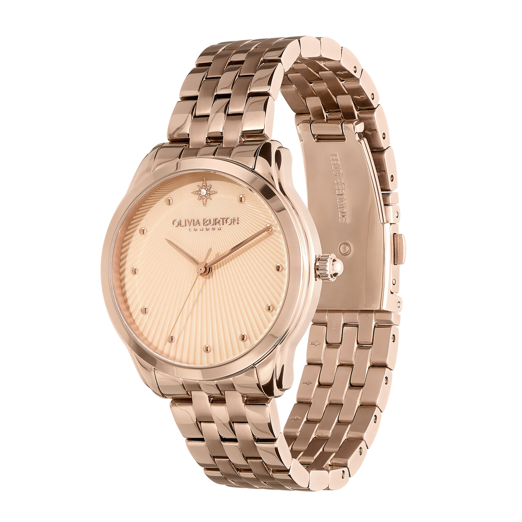 36mm Starlight Carnation Gold Bracelet Watch