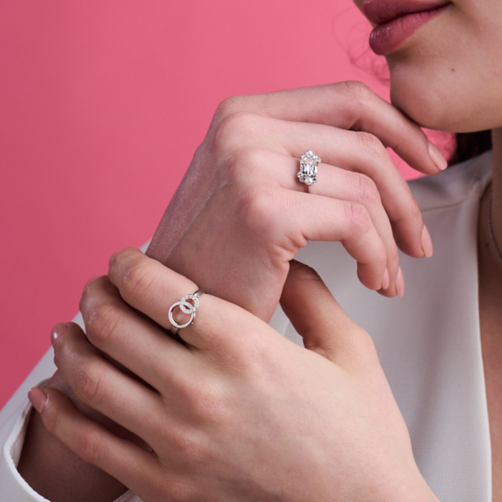 Classics Silver Interlink Ring