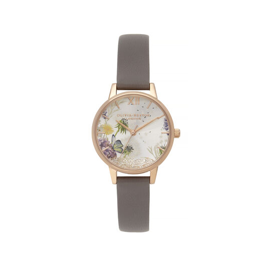 Wishing Watch Grey & Rose Gold Watch
