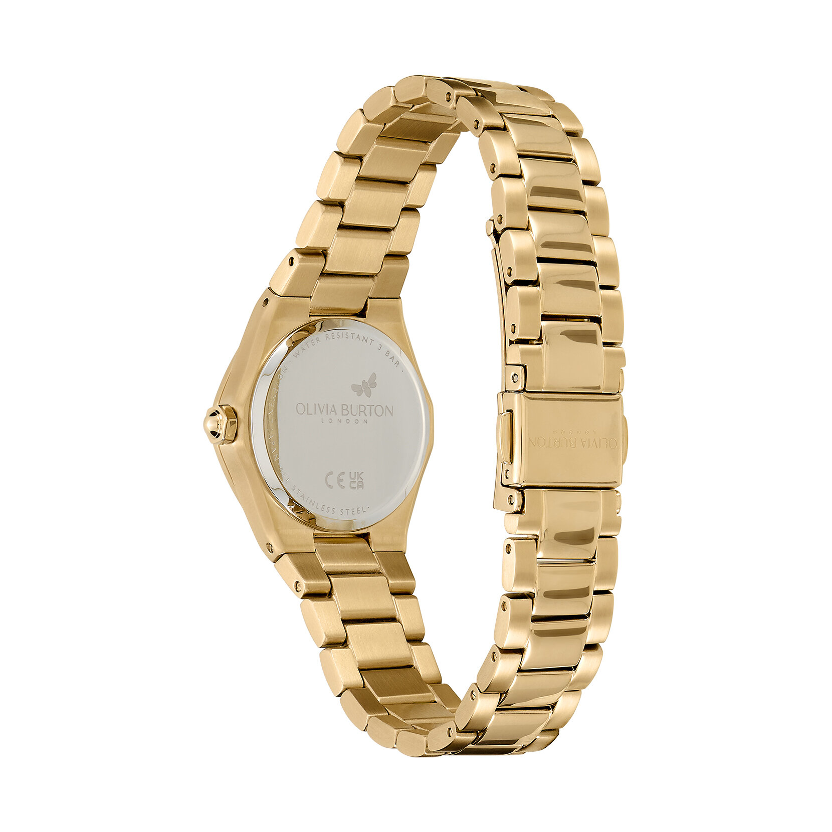 28mm Mini Hexa Gold Bracelet Watch 