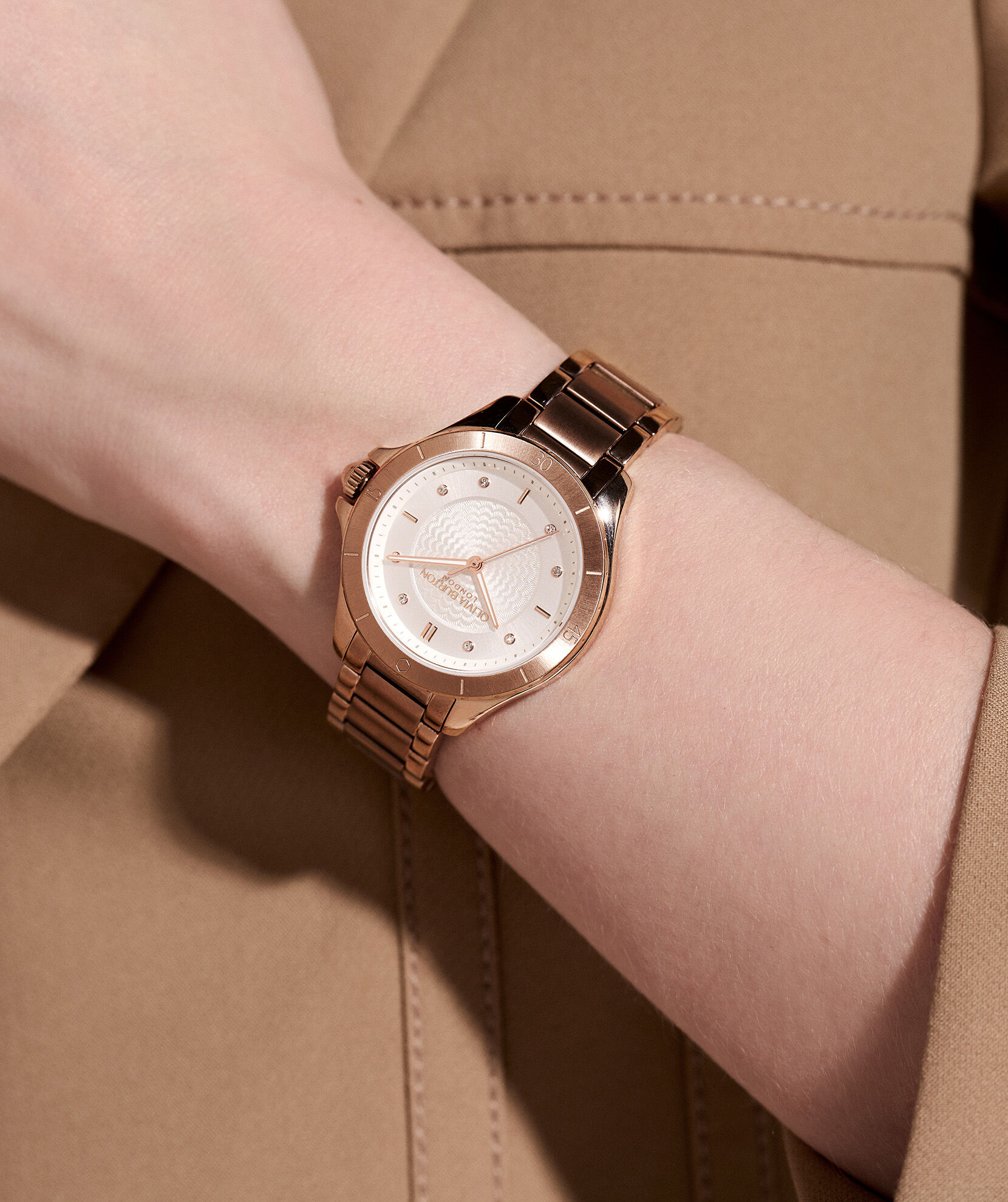 Coach maddy watch rose gold sales