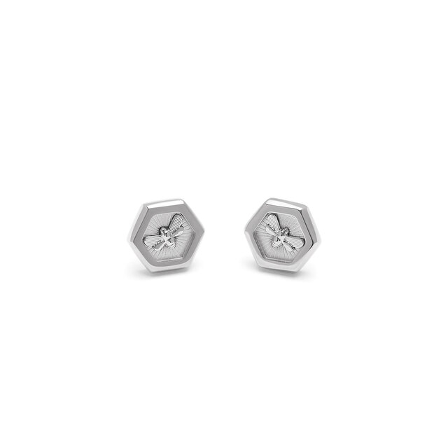 Clous d’oreilles Abeille Minima Argent