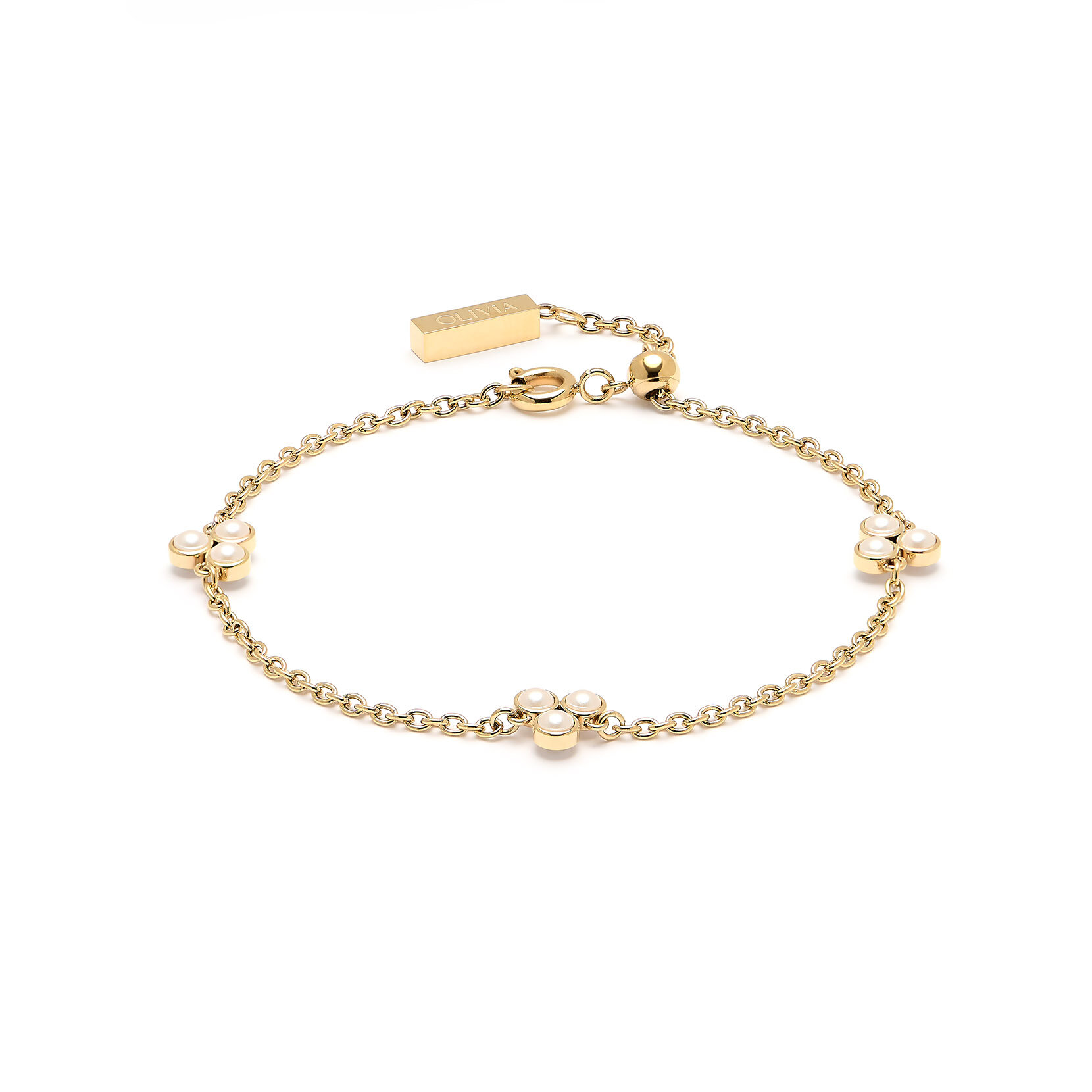 Bracelet à perles Or