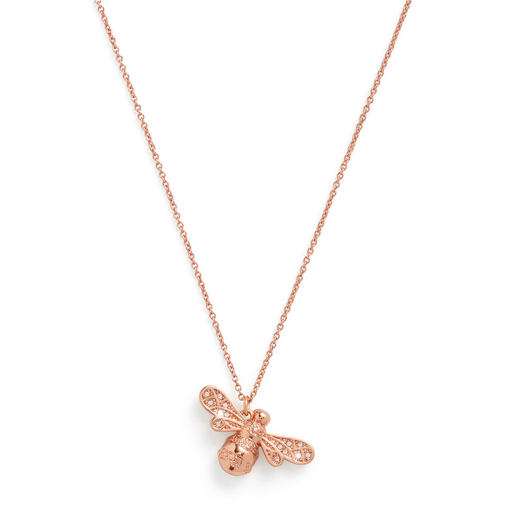 Rose Gold Bee Necklace