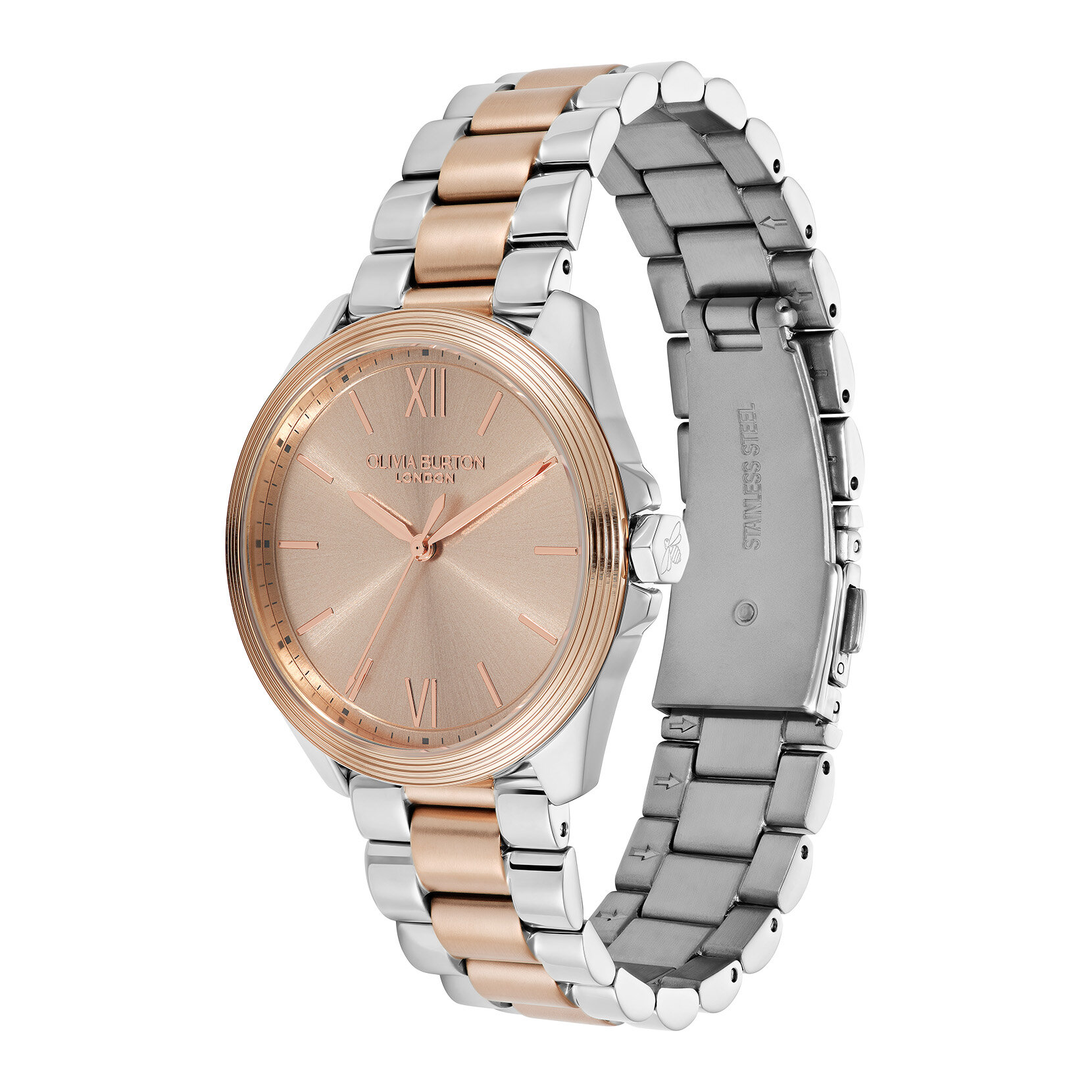 36mm Chiswick Trench Coat & Two Tone Bracelet Watch