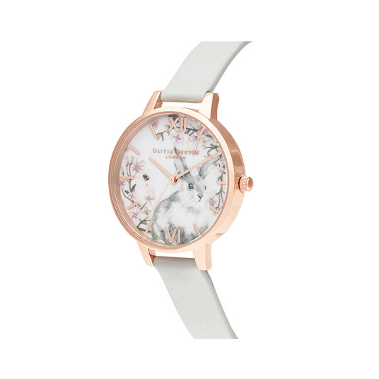 Bunny Vegan Grey & Rose Gold Watch