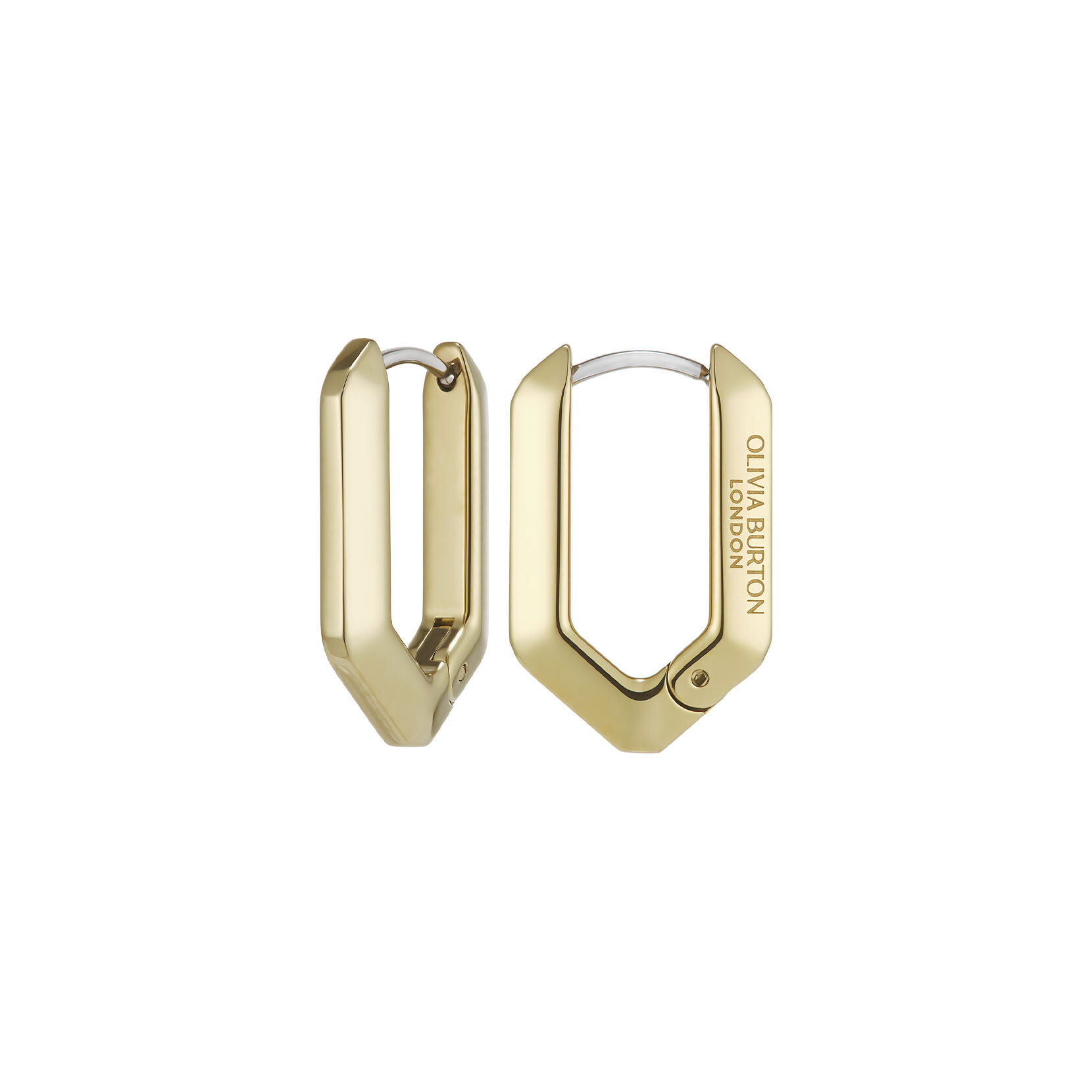 Boucles d'Oreilles Cr&eacute;oles G&eacute;om&eacute;triques Nid d'abeille Plaqu&eacute;es Or