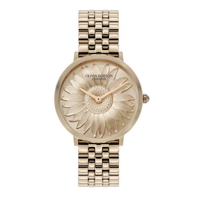 Montre Sunflower & Bracelet Or Rose 36mm