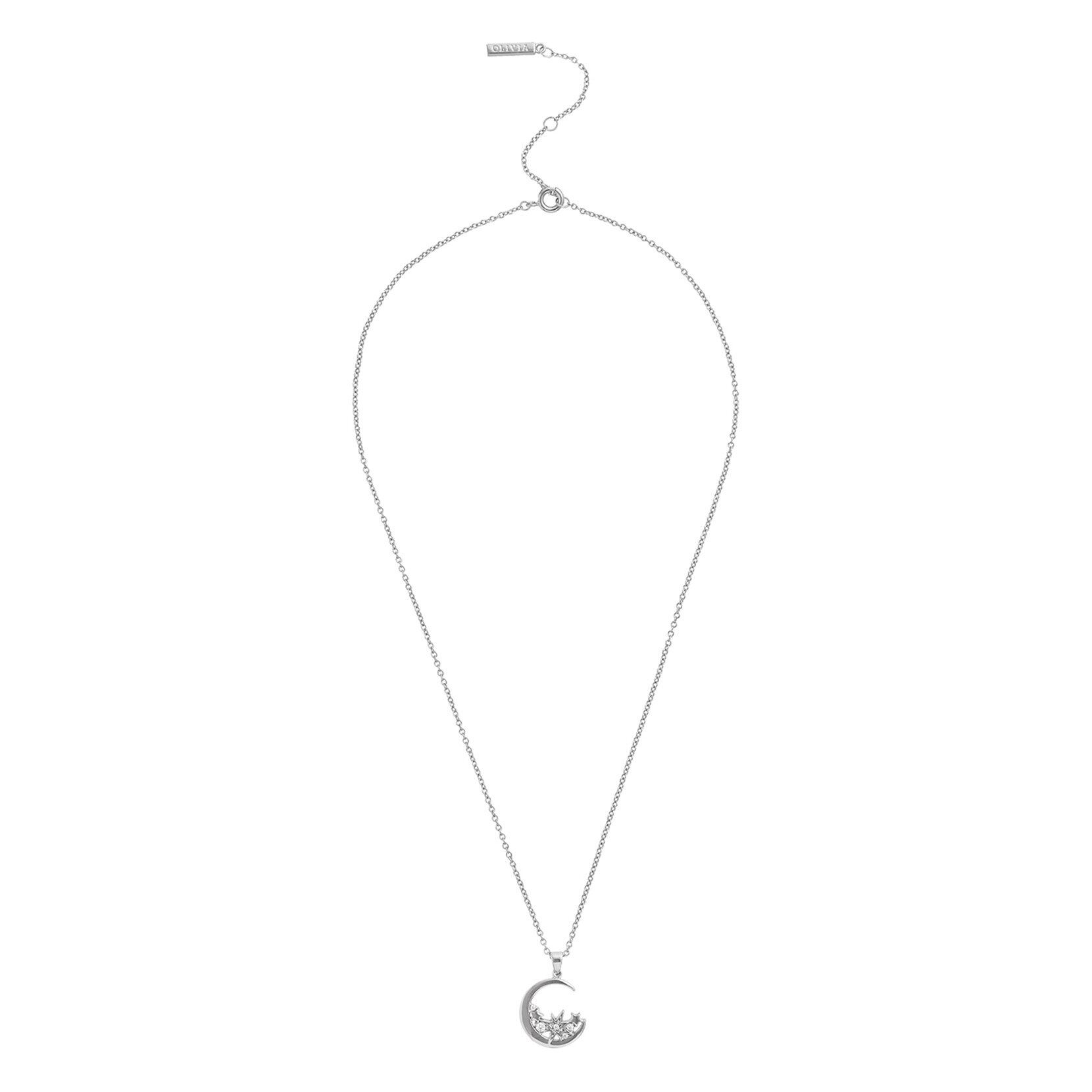 Silver Moon Necklace
