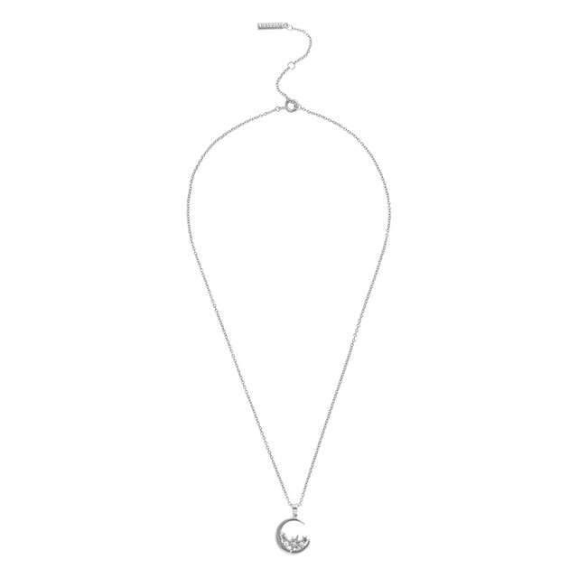 Silver Moon Necklace