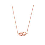 Collier Entrelacé Or Rose