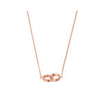 Rose Gold Interlink Necklace