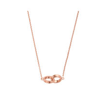 Interlink Rose Gold Necklace 