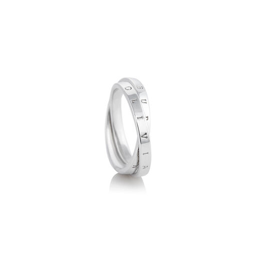 Classics Interlink Silver Ring M