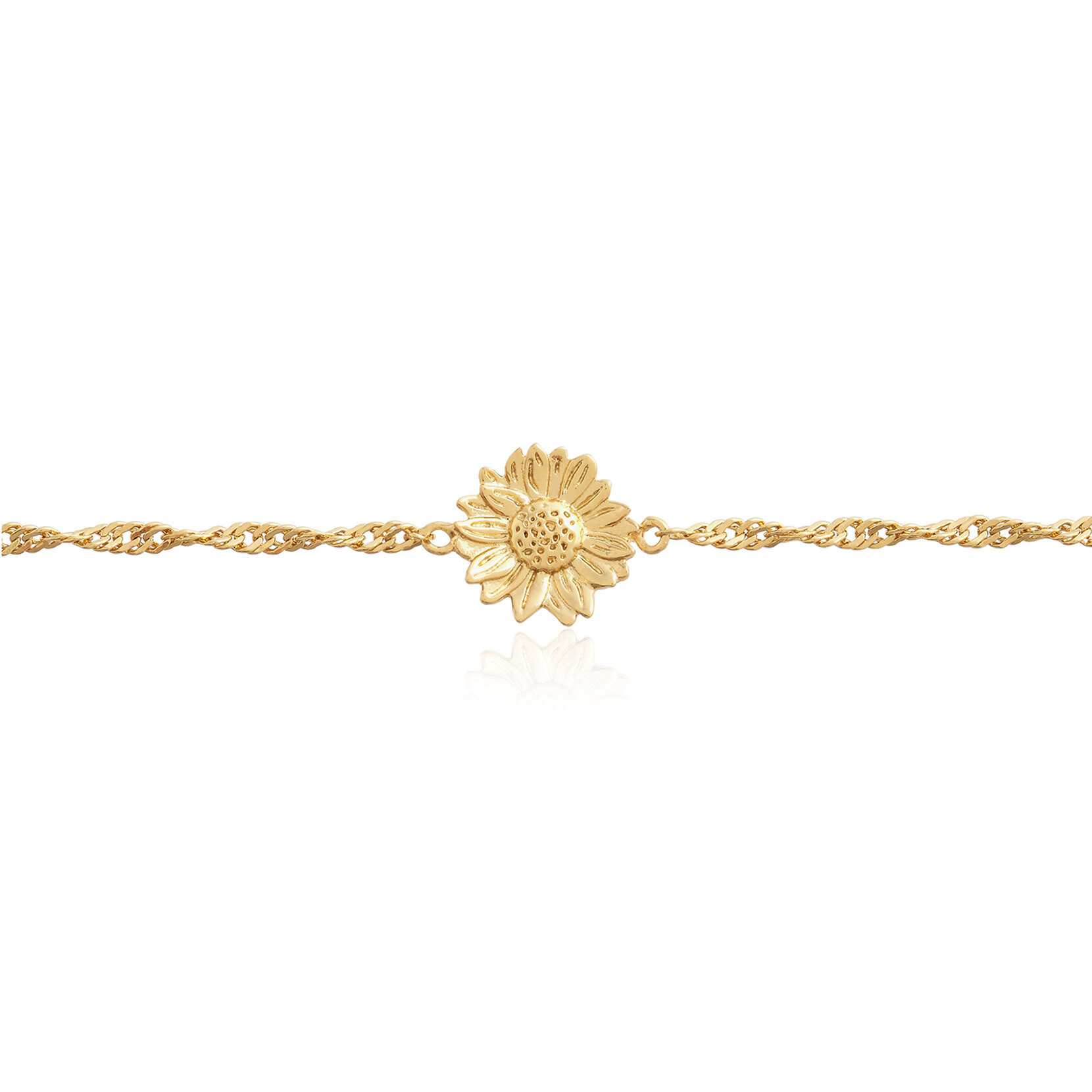 Gold Flower Bracelet