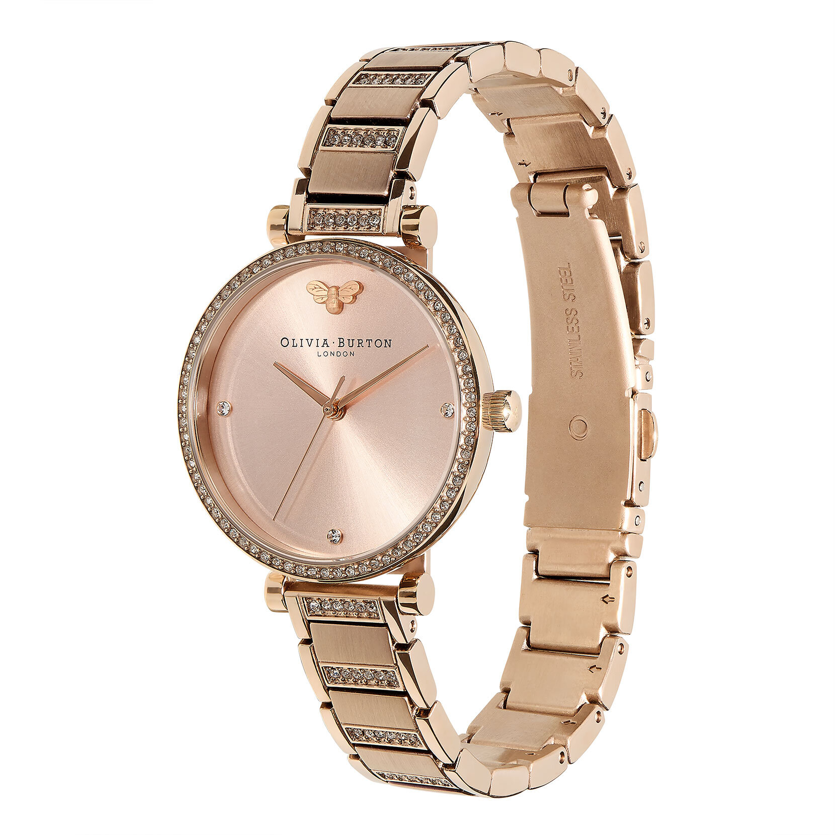 32mm Tbar Blush & Carnation Gold Bracelet Watch