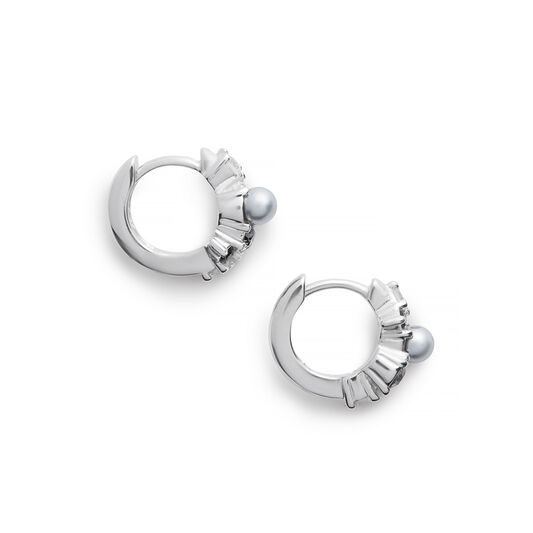 Under The Sea Huggie Hoops Silver