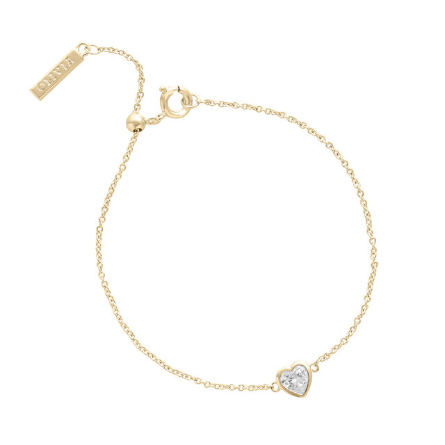 Gold Heart Bracelet