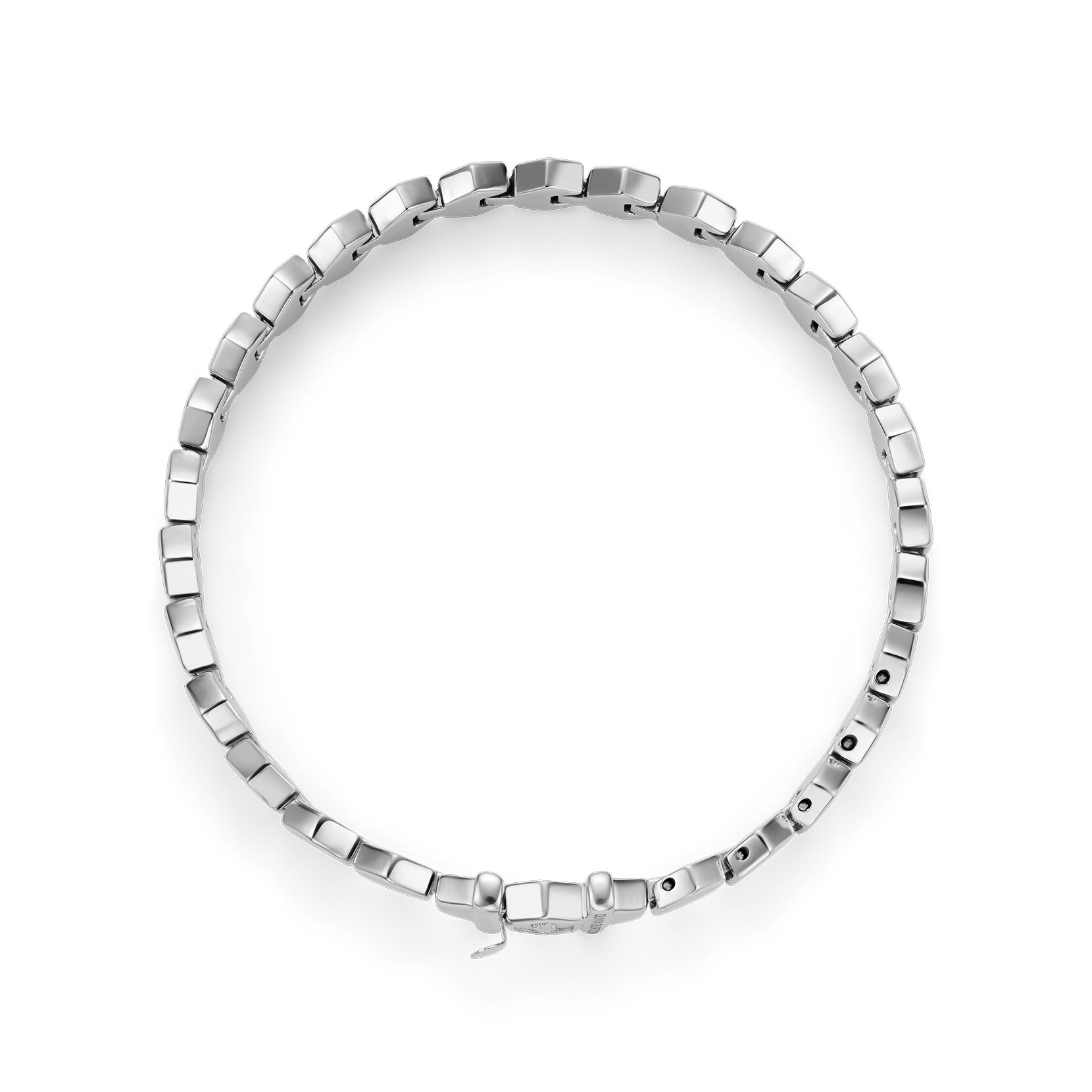 Petite Honeycomb Silver Tone Cuff Bracelet