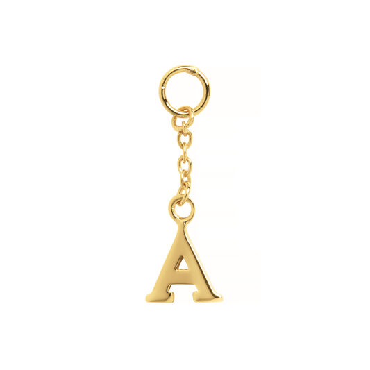 A Huggie Charm Gold