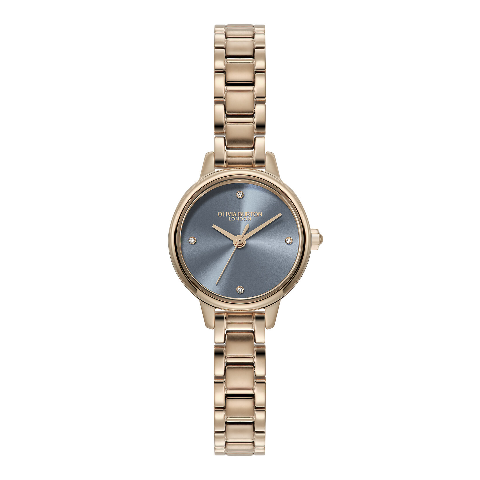 23mm Mini Chalk Blue & Rose Gold Bracelet Watch