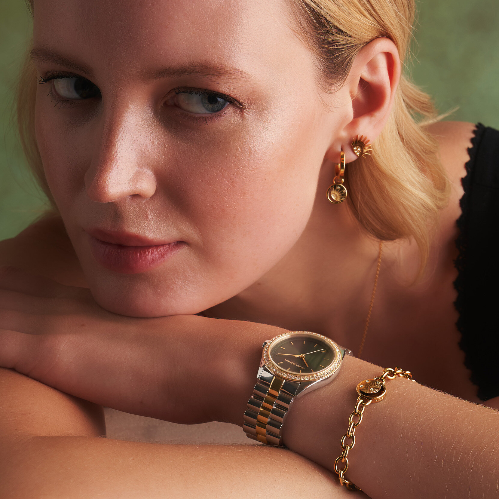 Bracelet Soleil Céleste Plaqué Or