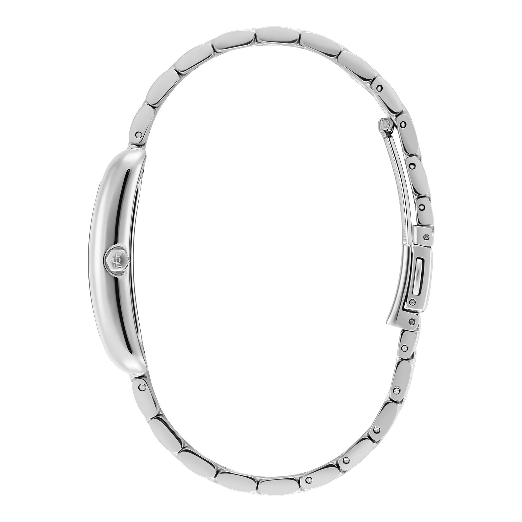 Bracelet de Montre Grove 23mm Gris tourterelle & Argent