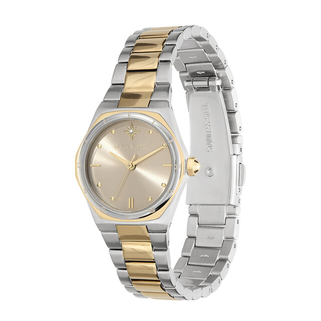 28mm Mini Hexa Neo Gold & Two Tone Bracelet Watch