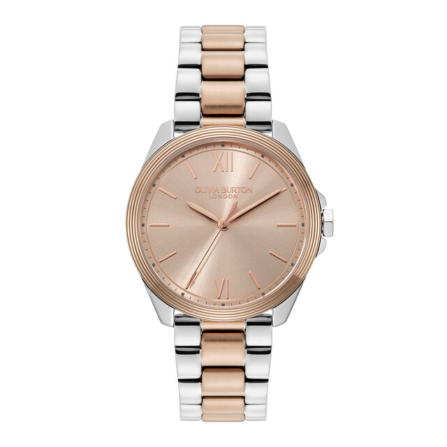 Montre-bracelet Chiswick trench-coat et bicolore 36 mm