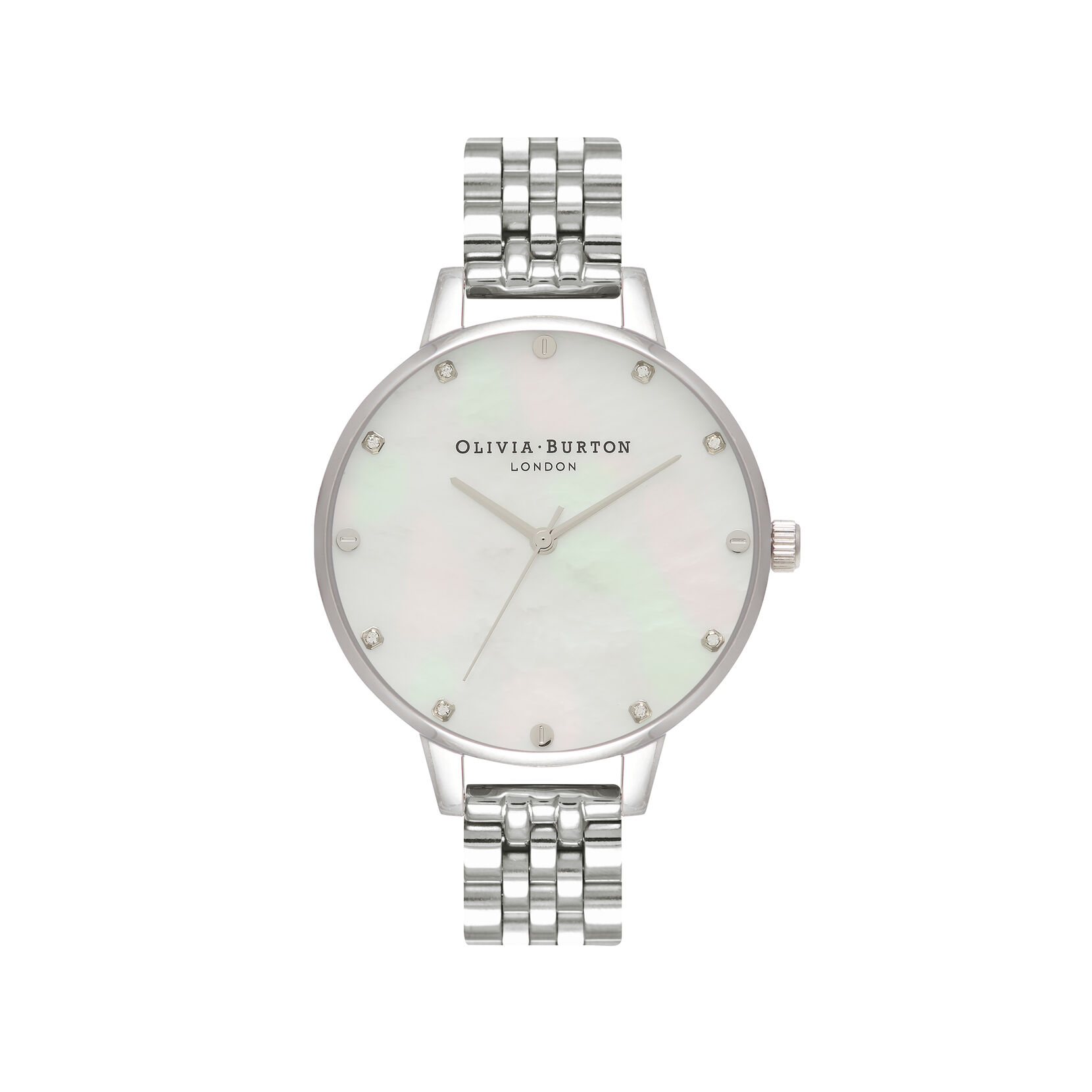 Classics 38mm White & Silver Bracelet Watch
