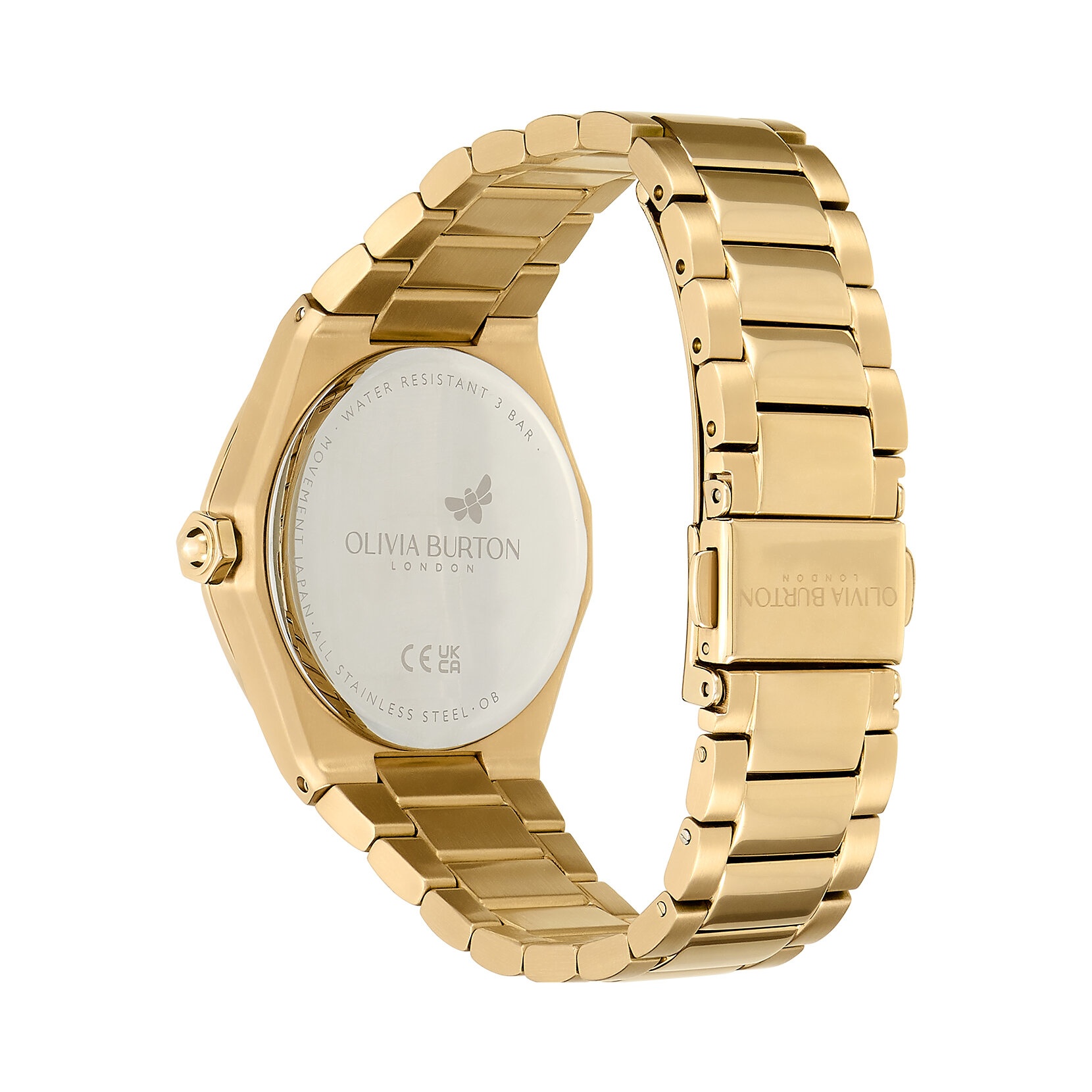 33mm Hexa Green & Gold Bracelet Watch