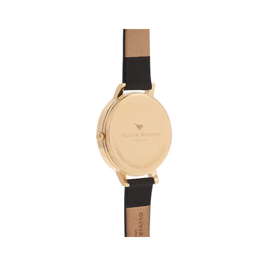Case Cuff Black & Gold Watch