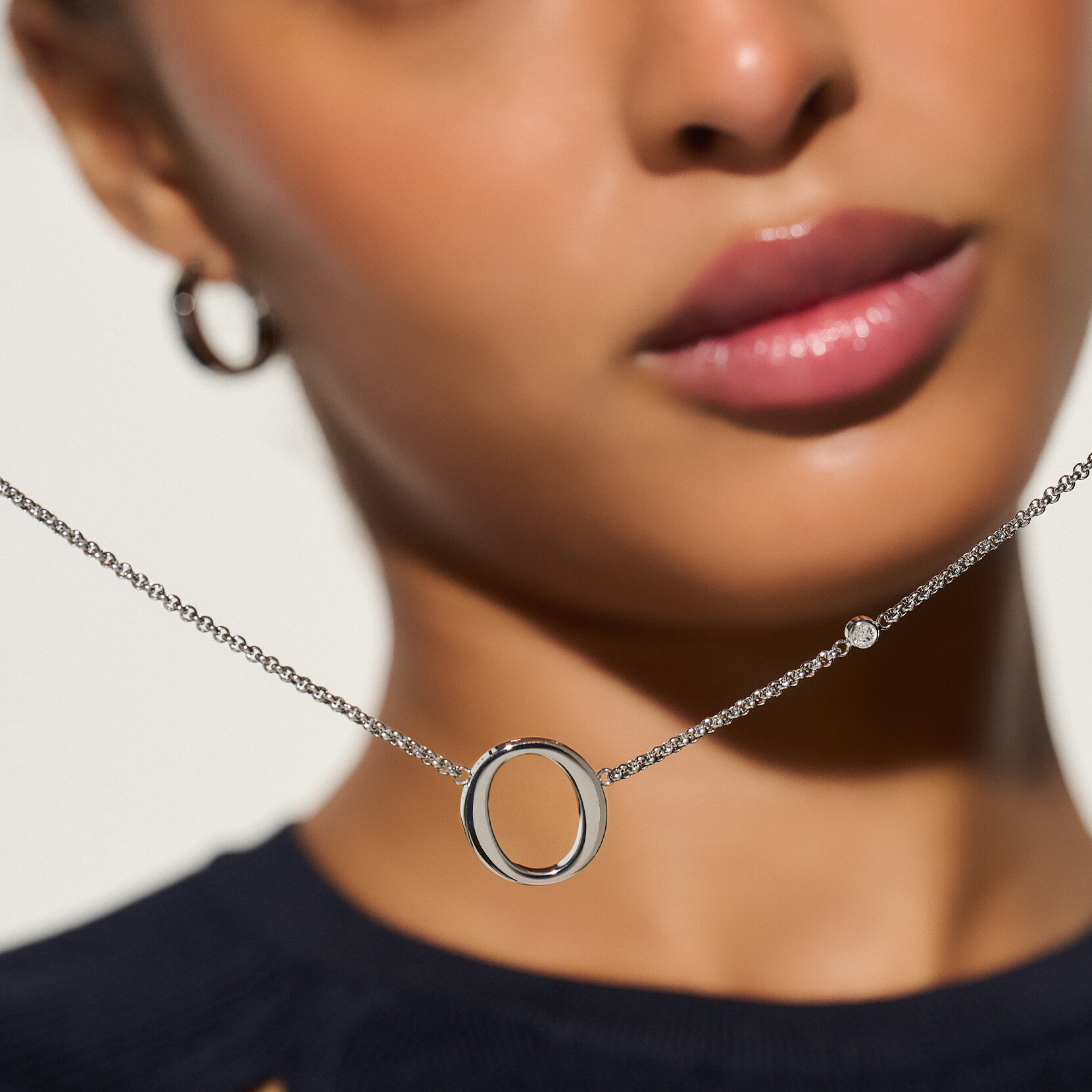 Collier pendentif argent O